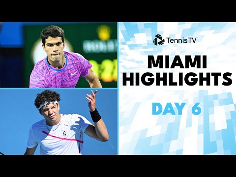 alcaraz-faces-monfils;-shelton-&-musetti-clash-|-miami-2024-day-6-highlights