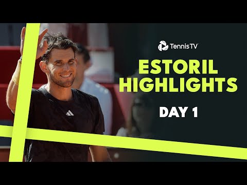 thiem-returns-to-action;-kecmanovic,-bautista-agut-&-pouille-feature-|-estoril-2024-day-1-highlights