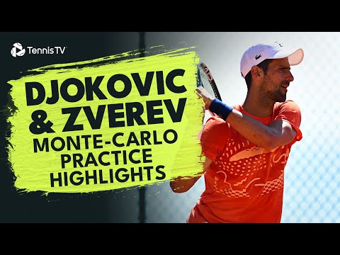 novak-djokovic-&-alexander-zverev-practice-highlights!-|-monte-carlo-2024