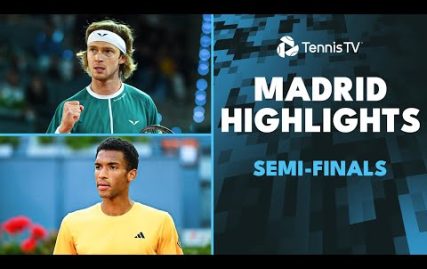 rublev-vs-fritz;-auger-aliassime-vs-lehecka-|-madrid-2024-highlights-semi-finals