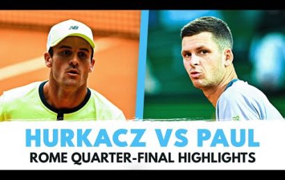crazy-hubert-hurkacz-vs-tommy-paul-match!-|-rome-2024-quarter-final-highlights