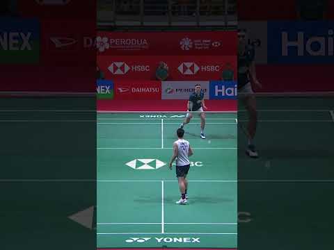 impressive-backhand!-#shorts-#badminton-#bwf