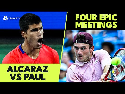 carlos-alcaraz-vs-tommy-paul:-all-4-epic-matches-