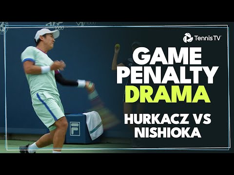 game-penalty-drama-in-hurkacz-vs-nishioka-|-cincinnati-2024