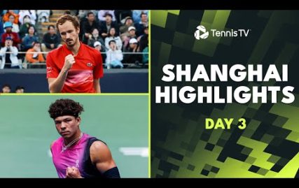 medvedev-faces-seyboth-wild;-ruud,-tsitsipas-&-nishikori-play-|-shanghai-2024-highlights-day-3