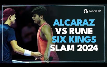 holger-rune-vs-carlos-alcaraz-‍-|-six-kings-slam-2024-highlights