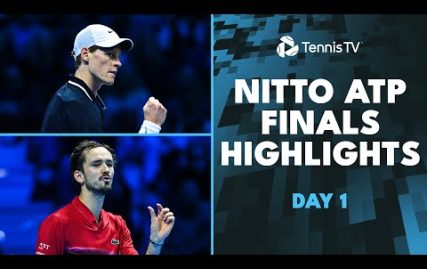 sinner-takes-on-de-minaur;-medvedev-vs-fritz-|-nitto-atp-finals-2024-highlights-day-1