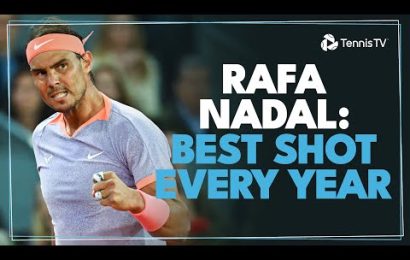 rafa-nadal:-best-shot-every-year-on-atp-tour-(updated)-|-2003-2024