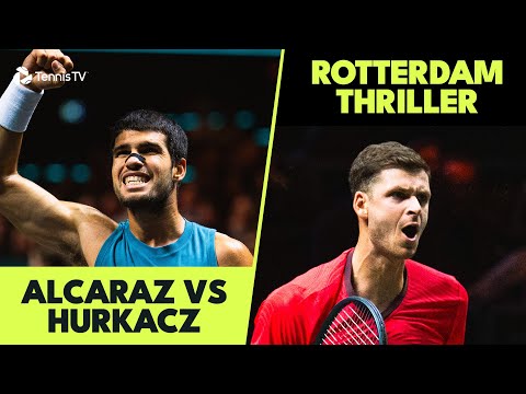 carlos-alcaraz-vs-hubert-hurkacz-thriller!-‍-|-rotterdam-2025-highlights