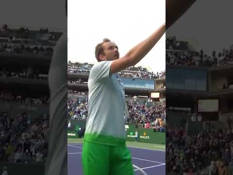 epic-daniil-medvedev-celebration-at-indian-wells-#medvedev-#tennis-#indianwells-#tennisparadise