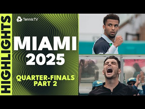 fils-faces-mensik;-djokovic,-fritz-&-berrettini-feature-|-miami-quarter-final-highlights-part-2