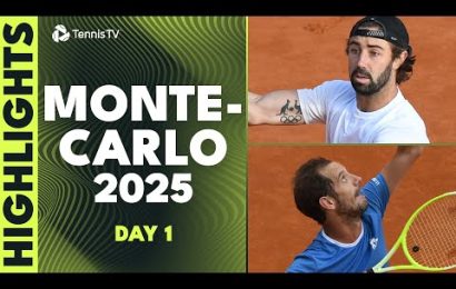 gasquet-vs-arnaldi,-shelton/bopanna-doubles-&-more-|-monte-carlo-2025-highlights-day-1