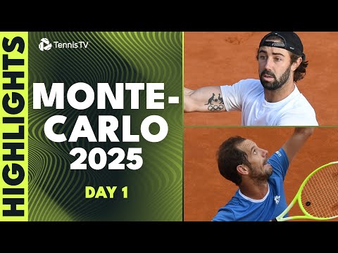 gasquet-vs-arnaldi,-shelton/bopanna-doubles-&-more-|-monte-carlo-2025-highlights-day-1
