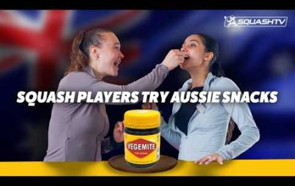 squash-players-try-australian-snacks-