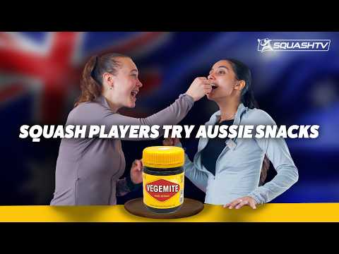 squash-players-try-australian-snacks-