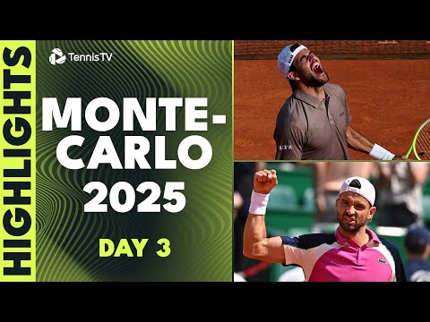 zverev-battles-berrettini;-dimitrov,-tsitsipas-&-more-in-action-|-monte-carlo-2025-highlights-day-3