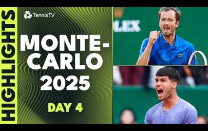 alcaraz-takes-on-cerundolo;-djokovic,-medvedev-&-more-feature-|-monte-carlo-2025-highlights-day-4