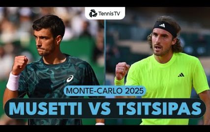 entertaining-lorenzo-musetti-vs-stefanos-tsitspas-quarter-final-highlights-|-monte-carlo-2025