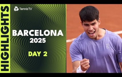 alcaraz,-ruud,-tsitsipas-feature-in-star-studded-day-|-barcelona-2025-highlights-day-2