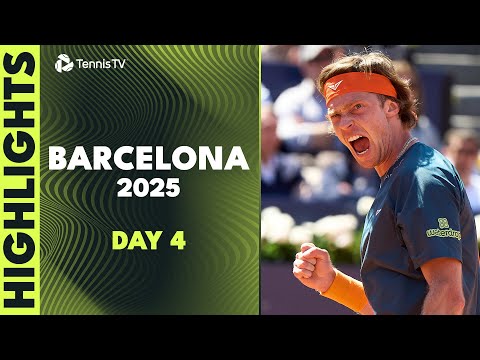 alcaraz-headlines;-rublev-battles-davidovich-fokina-|-barcelona-2025-highlights-day-4