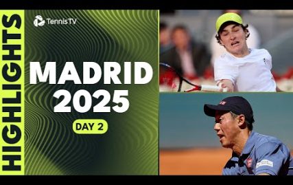fonseca-returns-to-action;-nishikori,-sonego-&-norrie-feature-|-madrid-2025-day-2-highlights