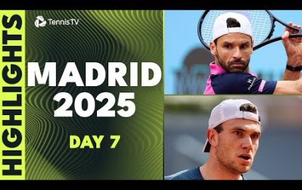 musetti-faces-de-minaur,-draper-plays-paul;-dimitrov-&-tiafoe-feature-|-madrid-2025-day-7-highlights
