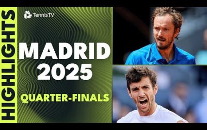 ruud-vs-medvedev;-draper,-musetti,-mensik-&-more-headline-|-madrid-2025-quarter-finals-highlights