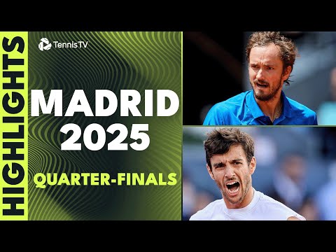 ruud-vs-medvedev;-draper,-musetti,-mensik-&-more-headline-|-madrid-2025-quarter-finals-highlights