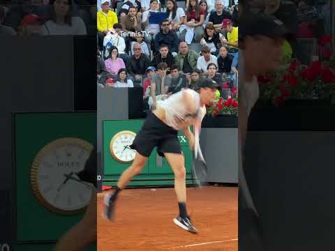 jannik-sinner-pre-tournament-practice-in-rome-