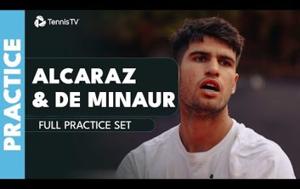 carlos-alcaraz-vs-alex-de-minaur-full-practice-set-|-rome-2025