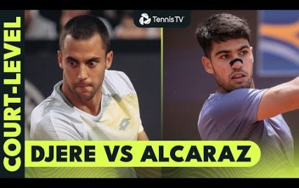 laslo-djere-vs-carlos-alcaraz-court-level-highlights-|-rome-2025