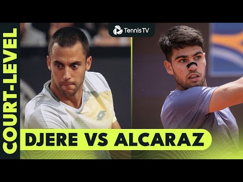 laslo-djere-vs-carlos-alcaraz-court-level-highlights-|-rome-2025