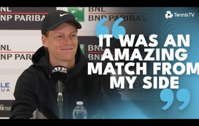 jannik-sinner-reflects-on-his-‘perfect’-performance-vs-casper-ruud-|-rome-2025