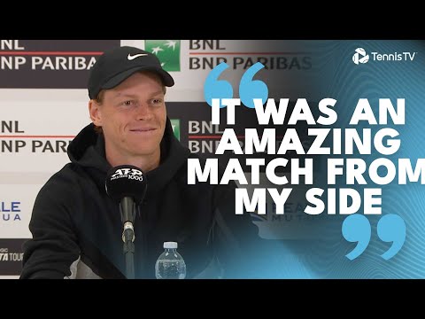 jannik-sinner-reflects-on-his-‘perfect’-performance-vs-casper-ruud-|-rome-2025