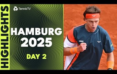 zverev,-rublev-kick-off-campaigns;-17-year-old-engel-takes-on-struff-|-hamburg-2025-highlights-day-2