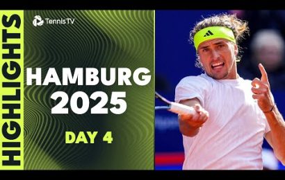 zverev-battles-muller;-tiafoe,-rublev,-auger-aliassime-in-action-|-hamburg-2025-highlights-day-4