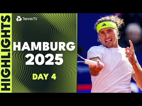 zverev-battles-muller;-tiafoe,-rublev,-auger-aliassime-in-action-|-hamburg-2025-highlights-day-4