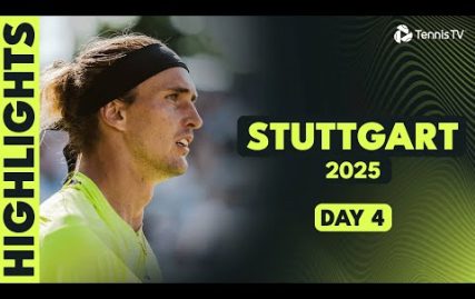 zverev-plays-moutet;-auger-aliassime,-nakashima-&-more-in-action-|-stuttgart-2025-day-4-highlights