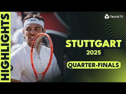 shelton-vs-lehecka;-zverev,-fritz,-auger-aliassime-&-more-|-stuttgart-2025-quarter-final-highlights