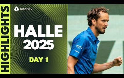 medvedev-takes-on-altmaier;-tsitsipas,-bublik-&-more-|-halle-2025-day-1-highlights