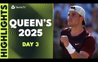 draper,-rune,-evans-&-more-compete-for-quarter-final-spots-|-queen’s-2025-highlights-day-3