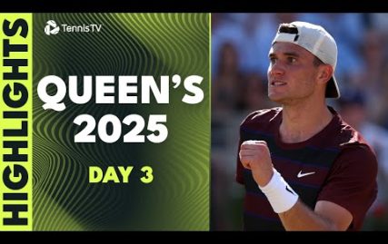 draper,-rune,-evans-&-more-compete-for-quarter-final-spots-|-queen’s-2025-highlights-day-3