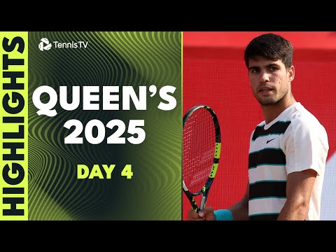 alcaraz-vs-munar-battle;-lehecka,-fearnley,-opelka-&-more-play-|-queen’s-2025-day-4-highlights