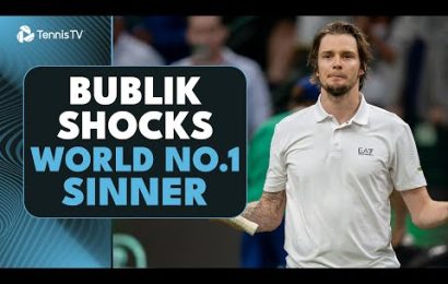 alexander-bublik-shocks-world-no.1-jannik-sinner!-|-halle-2025-highlights