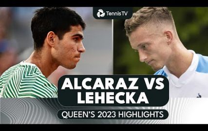 carlos-alcaraz-vs-jiri-lehecka-extended-highlights-|-queen’s-2023